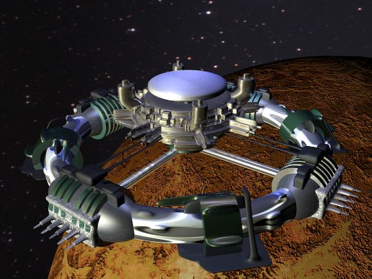 Orbital defense station Orbital defense station